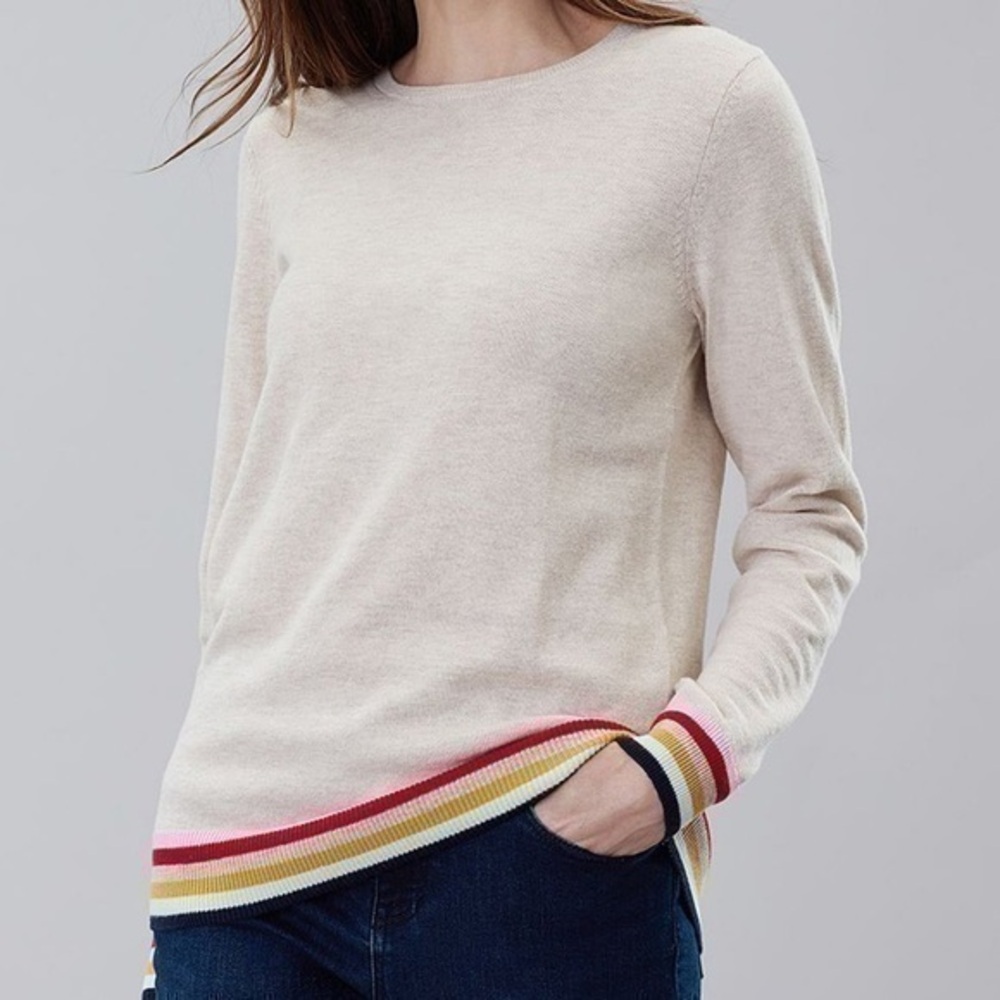 Joules Rainbow Oat Asha Sweater